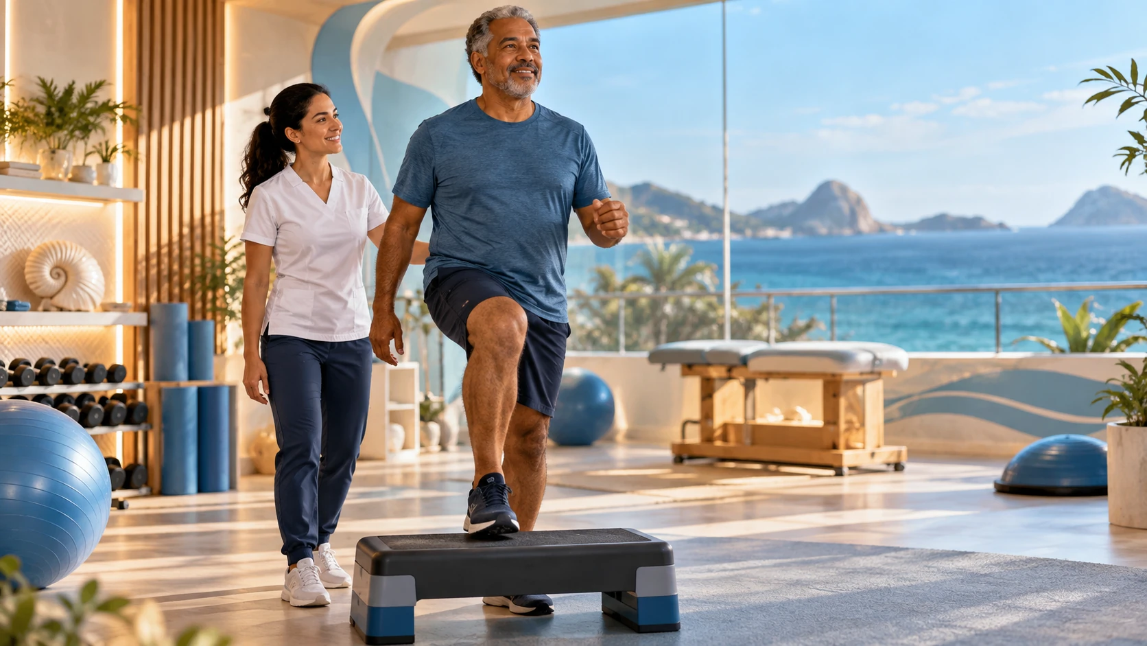 Representação visual da evolução funcional na fisioterapia